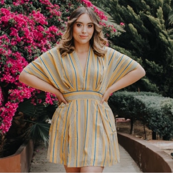 Striped Plus Size Dress - Picture 5 of 7